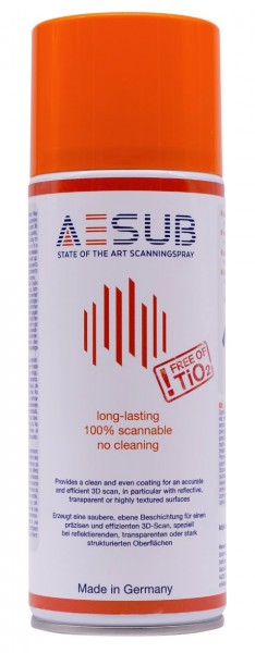 Scanning Spray, "AESUB orange", 400ml Spraydose, sublimiert nach circa 20 Stunden