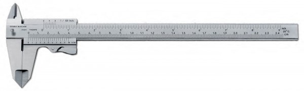Analoger Feinst-Messschieber parallaxefrei, 300 mm, Schenkellänge 70 mm, Genauigkeit 0,03 mm