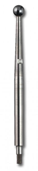 Messeinsatz Gewinde M1,6, Wolframcarbid-Kugel Ø 3mm, Länge 36,2mm