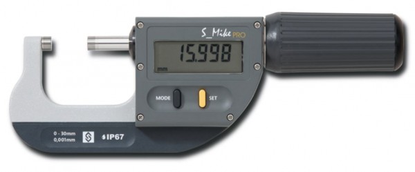 Digitale Bügelmessschraube, wassergeschützt IP67, "Mike Pro" Messbereich 0-30 mm, Proximity