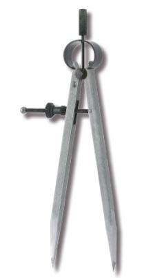 Federzirkel, Länge 125 mm