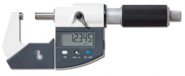 Dual-Digitale Bügelmessschraube, Messbereich 0 - 25 mm , Genauigkeit nach DIN 863